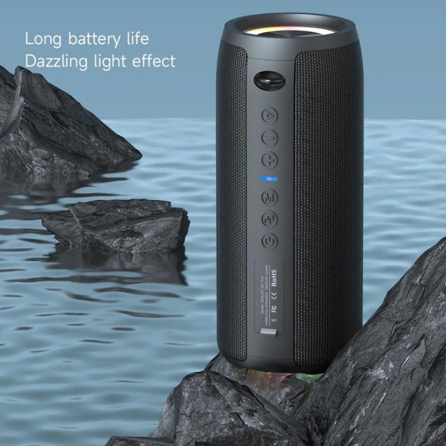 40W High-Power Bluetooth Speaker with 3D Stereo Bass, Portable and IPX5 Waterproof - Image 6
