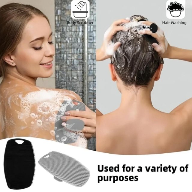 Premium Silicone Exfoliating Body Scrubber and Massager - Image 5
