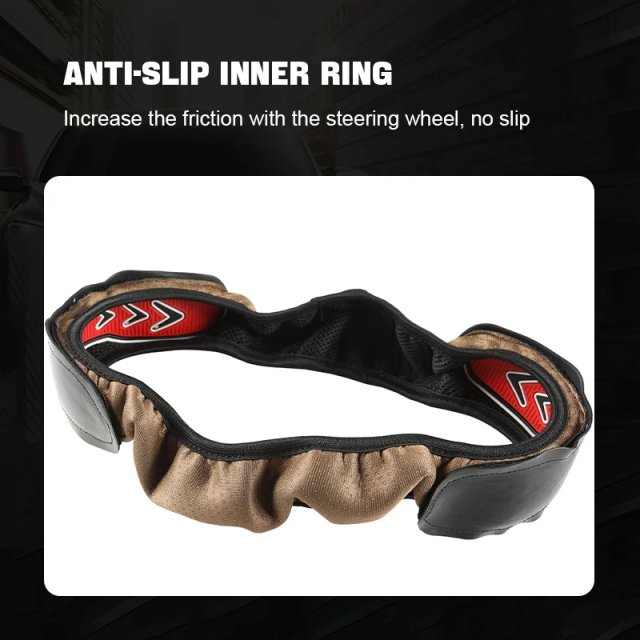 Universal Anti-Slip Car Steering Wheel Cover - Image 6