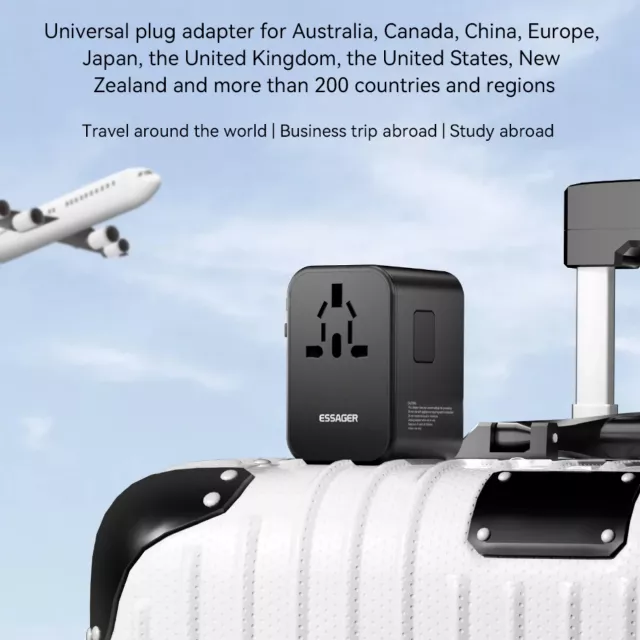 Universal Travel Adapter with 65W Fast Charging - Image 4
