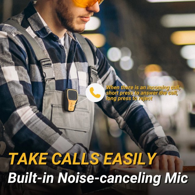 Mini Clip-On Portable Bluetooth Speaker with Noise-Cancelling Mic and IP67 Waterproof Rating - Image 5