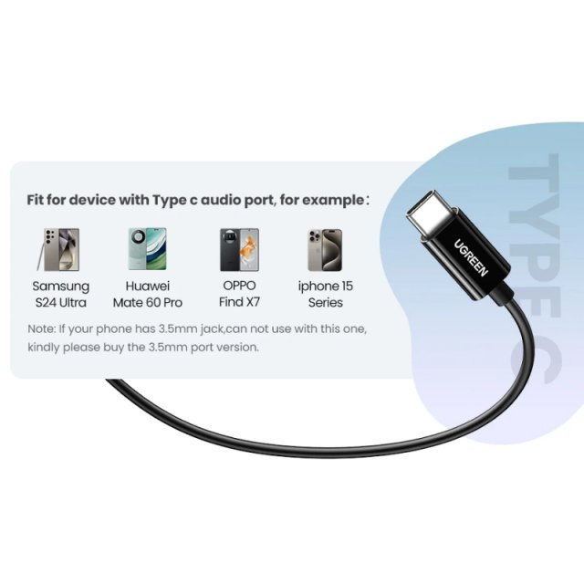Semi-Open 3.5mm USB Type C Wired Earbuds with Microphone - Image 7