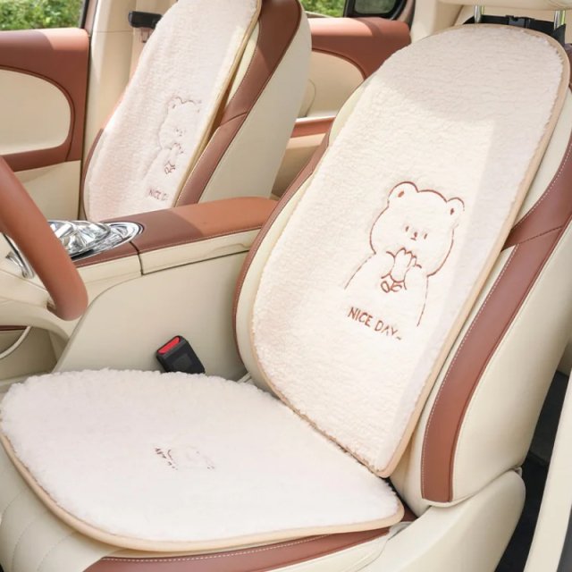 Cute Cartoon Bear Car Seat Cushion - Image 4