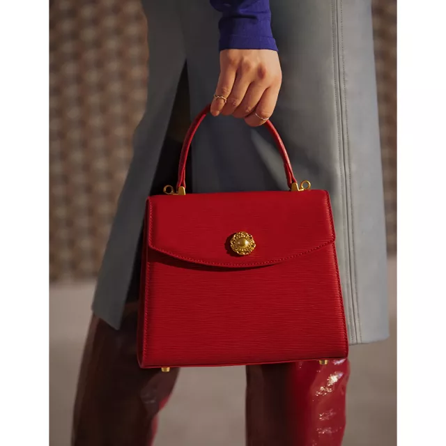 Trendy Retro Split Leather Shoulder Handbag for Women - Image 3