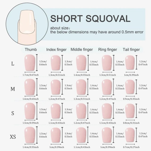 10-Piece Metallic Mirror Press-On Nails - Short Square UV Acrylic Fake Nails - Image 7