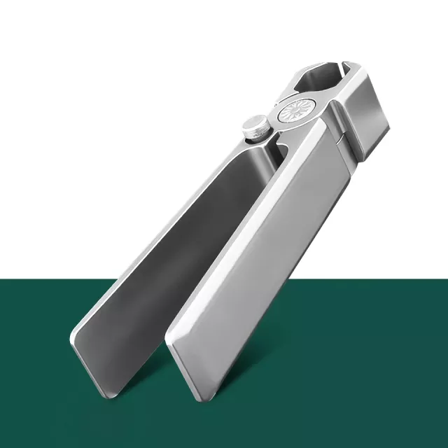 Wide Jaw Stainless Steel Nail Clippers – Manicure Cutter for Thick Toenails & Fingernails - Image 4