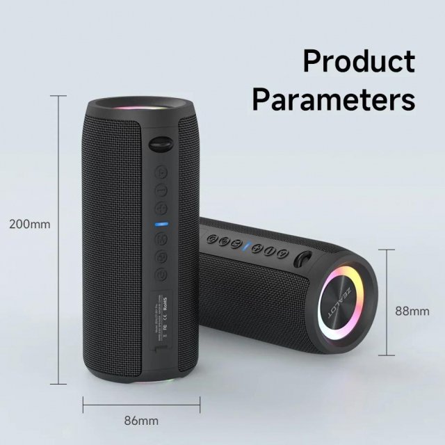 40W High-Power Bluetooth Speaker with 3D Stereo Bass, Portable and IPX5 Waterproof - Image 7
