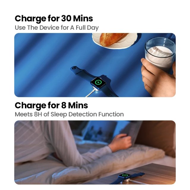 5W Magnetic Wireless Fast Charger for Apple Watch - Image 4