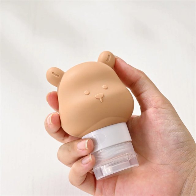 80ml Silicone Bear Travel Lotion Dispenser Bottle - Image 2