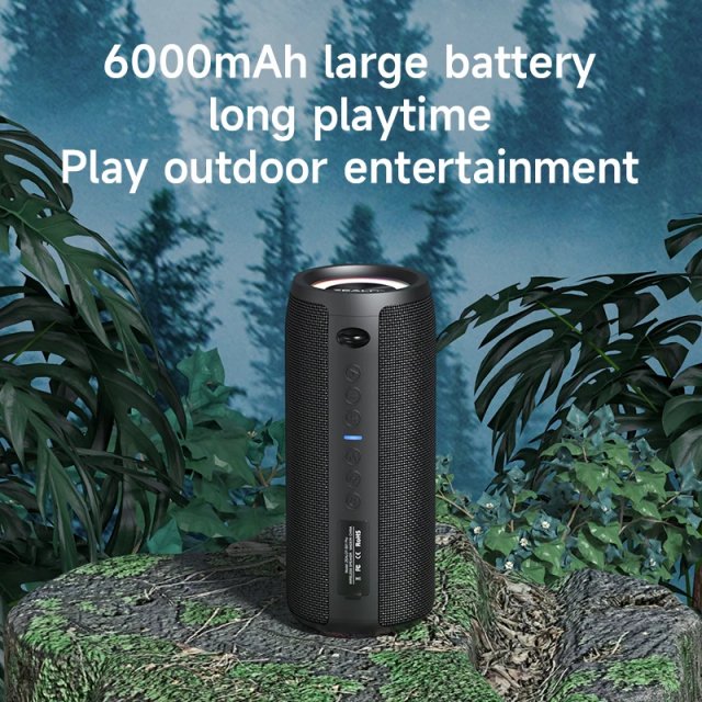 40W High-Power Bluetooth Speaker with 3D Stereo Bass, Portable and IPX5 Waterproof - Image 4