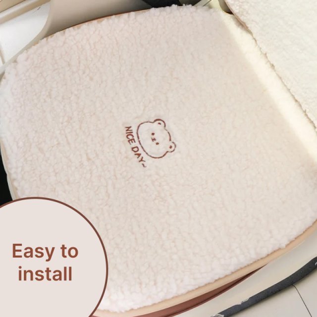 Cute Cartoon Bear Car Seat Cushion - Image 2