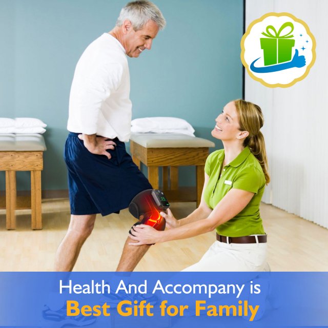 Rechargeable Heated Knee and Elbow Massager with Vibration - Image 5