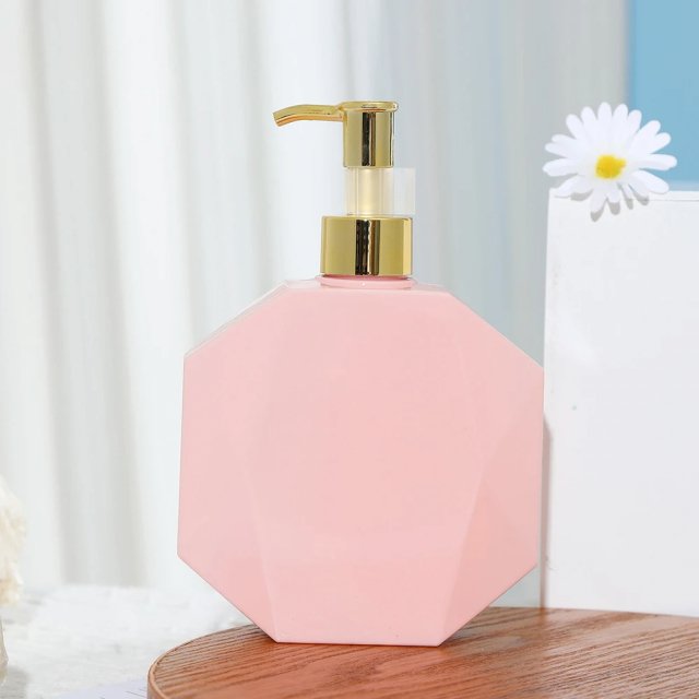 300ml Refillable Polygonal Pump Bottle - Image 3