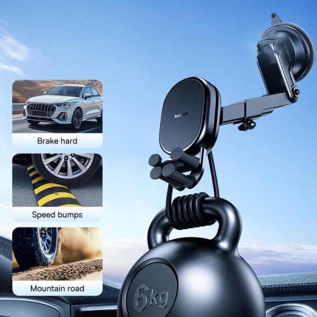 15W Wireless Car Charger Phone Holder - Image 3