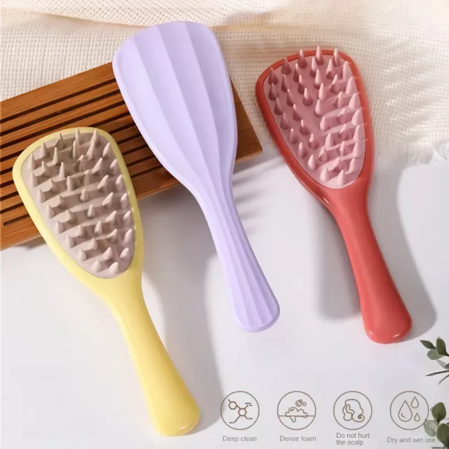 Silicone Long Handle Shampoo Brush for Scalp Massage - Image 3