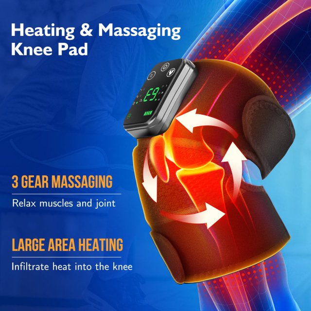 Rechargeable Heated Knee and Elbow Massager with Vibration - Image 4