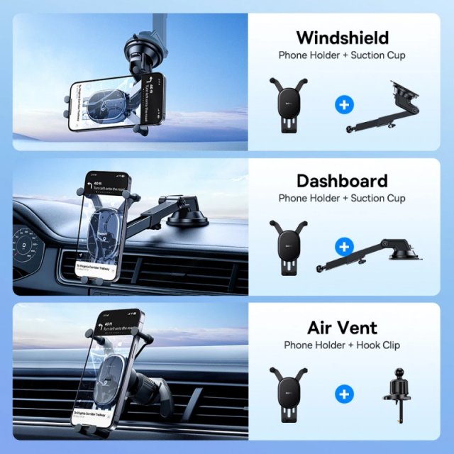 15W Wireless Car Charger Phone Holder - Image 5