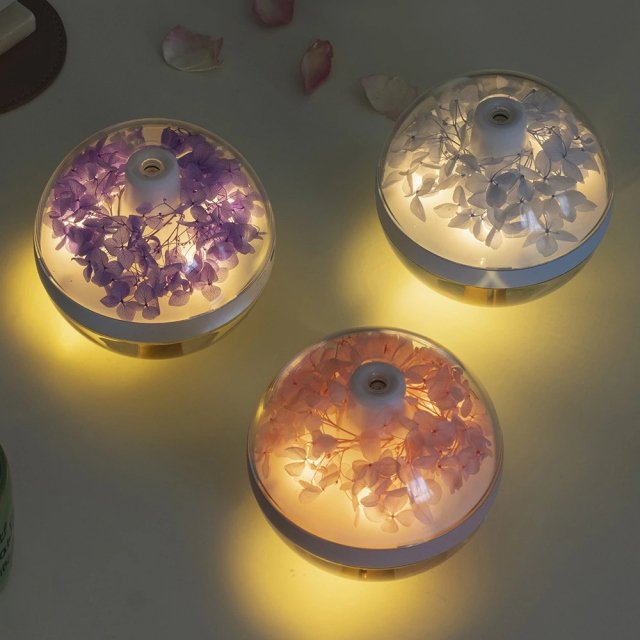 Portable Wireless Air Humidifier with Eternal Flower & Warm White Lamp - Image 4