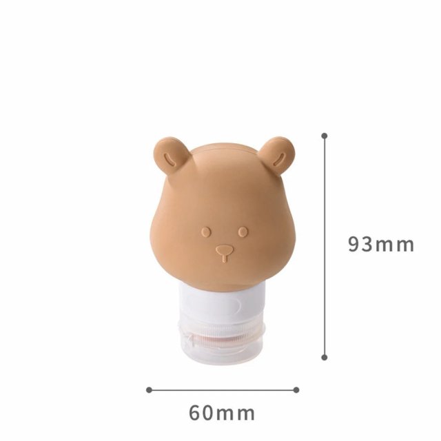 80ml Silicone Bear Travel Lotion Dispenser Bottle - Image 5