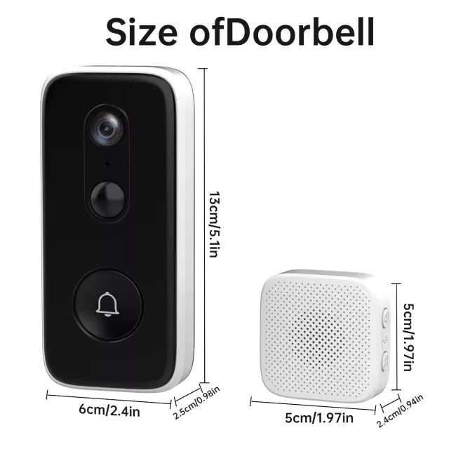 Wireless WiFi Video Doorbell Chime with Remote Control - Image 7