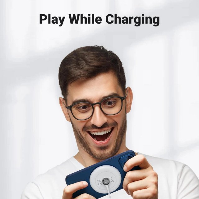 Magnetic Wireless Charger 7.5W for iPhone 14/13 & AirPods with USB-C Cable - Image 5