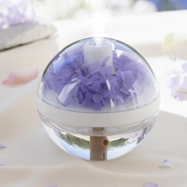Portable Wireless Air Humidifier with Eternal Flower & Warm White Lamp - Image 3