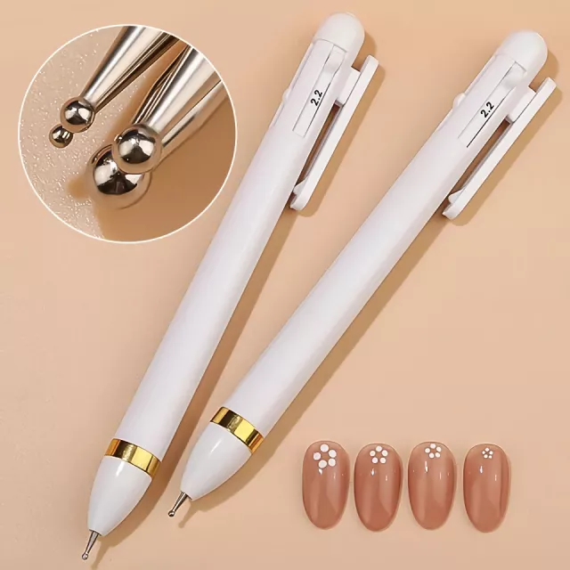 4-in-1 Nail Art Dotting Tools – Nail Drill Point Pen for Perfect Nail Designs - Image 4