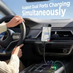 90W Dual Port USB C Car Charger with Pull Ring Design & Fast Charging 6 be6283ed862626e436466c81fa80807e.jpg