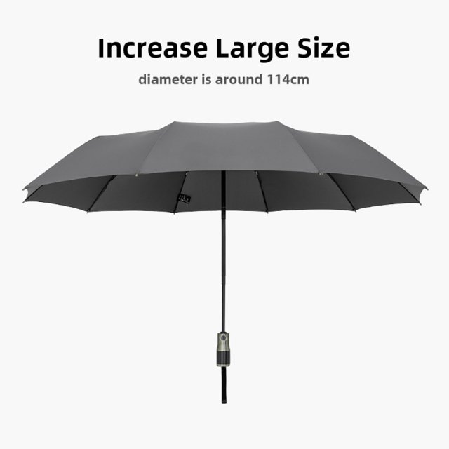 Large Automatic Windproof Umbrella with Carbon Fiber Handle - Image 6
