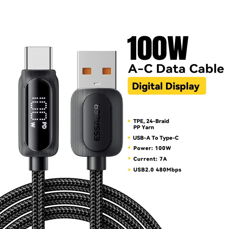 100W / A To C Data Cable