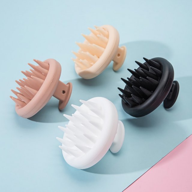 Full Silicone Shampoo Brush - Scalp Massager & Bath Scrubber - Image 9