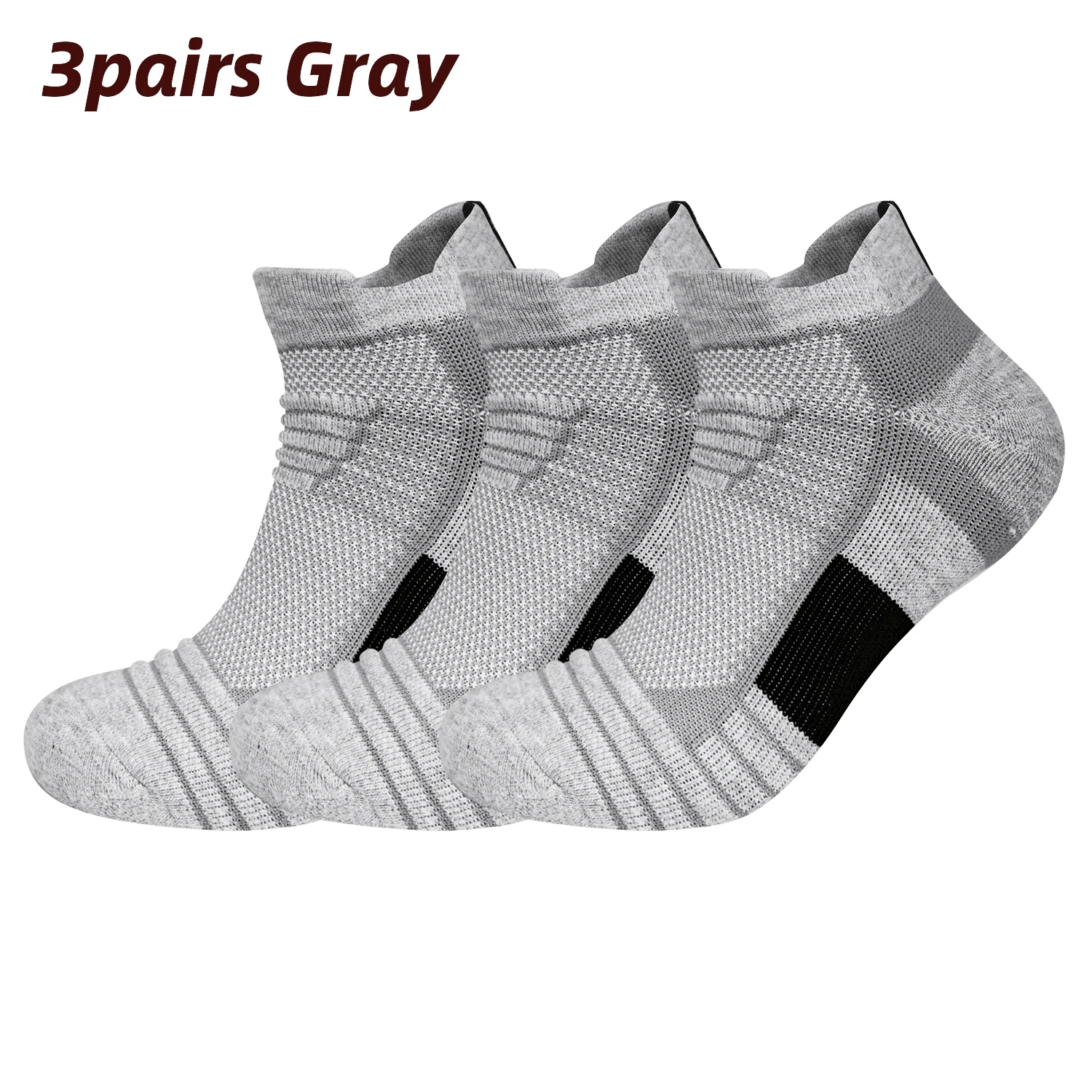 3 pairs grey
