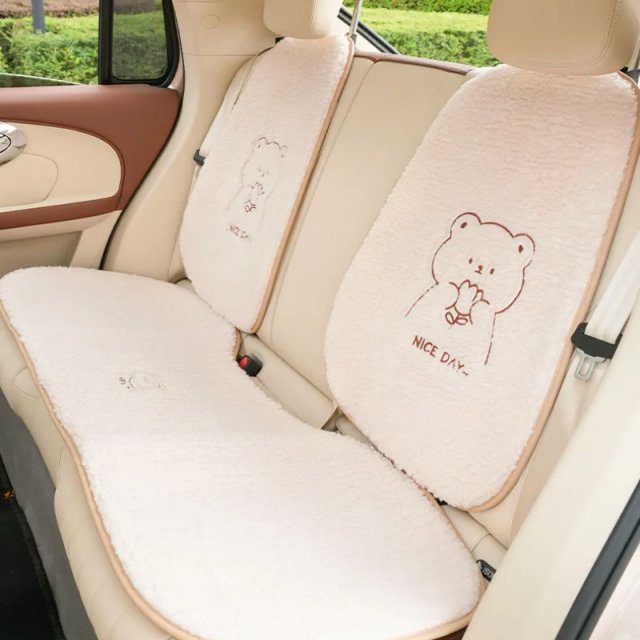 Cute Cartoon Bear Car Seat Cushion - Image 3