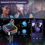 Bluetooth 5.3 FM Transmitter with 30W PD & QC3.0 Fast Charger 3 eaa01c1a029648540e9de0506744d746.jpg