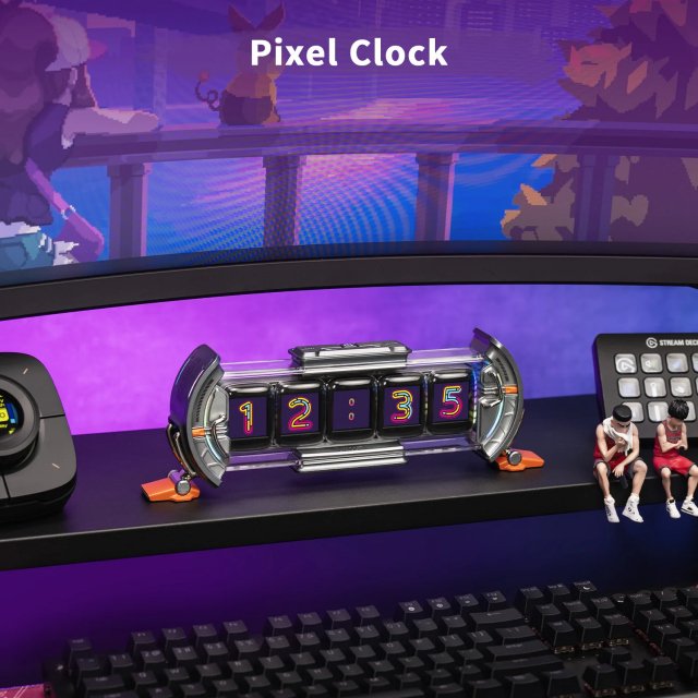 Pixel Art Gaming Clock with Smart App Control - Image 6