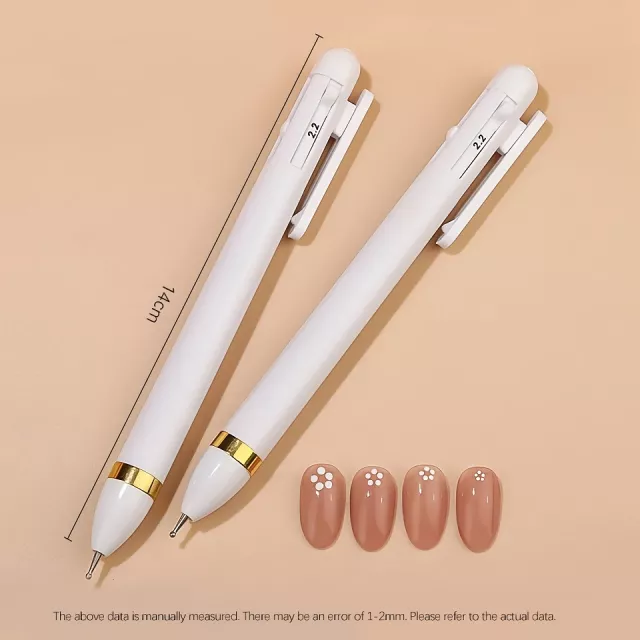 4-in-1 Nail Art Dotting Tools – Nail Drill Point Pen for Perfect Nail Designs - Image 6
