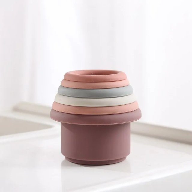 Silicone Rainbow Stacking Toy - Image 5