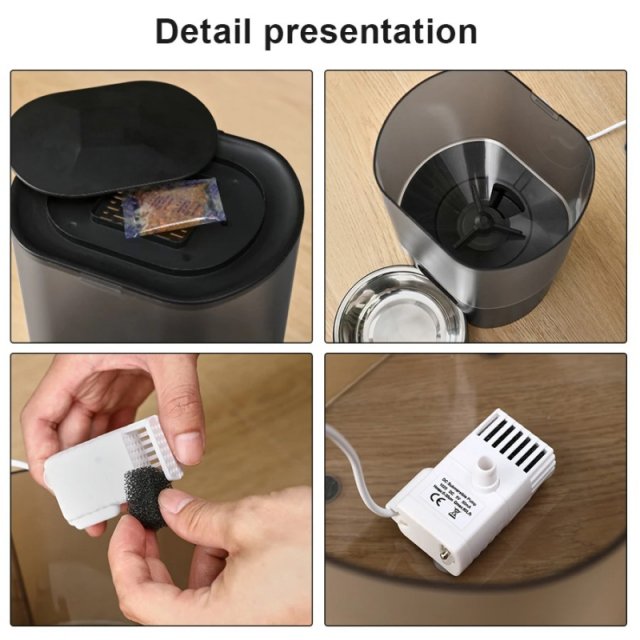 Smart WiFi Automatic Cat & Dog Feeder with Water Dispenser - Image 4