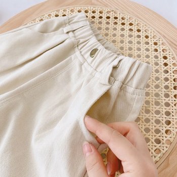 Solid Casual Kids Straight Pants for Boys