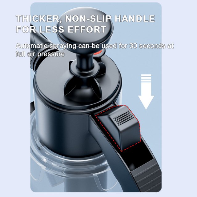 2L Pneumatic Foam Sprayer - High Pressure Car Wash Bottle with Thicken Body - Image 3