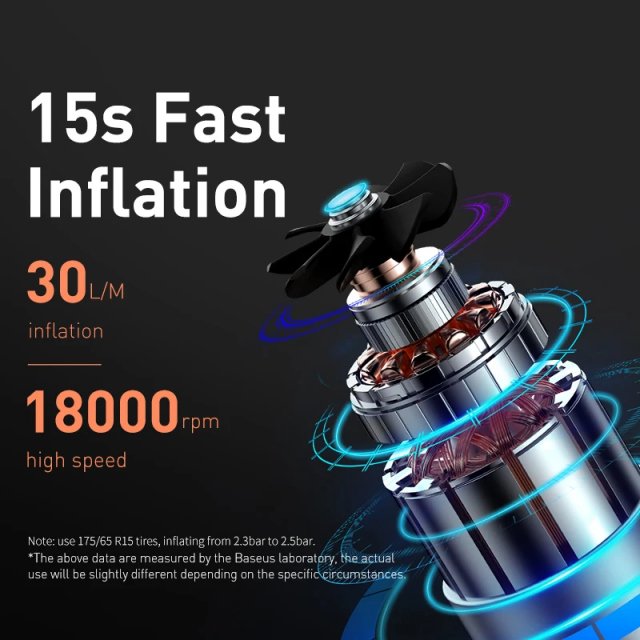 Portable Mini Car Air Compressor with Smart Digital Display - Image 4