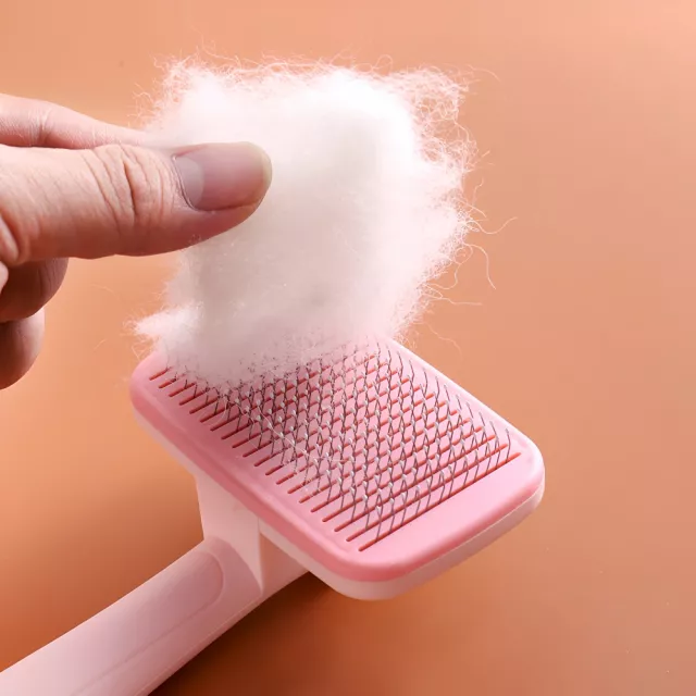 Pet Grooming Brush with Stainless Steel Needle Comb - Image 5