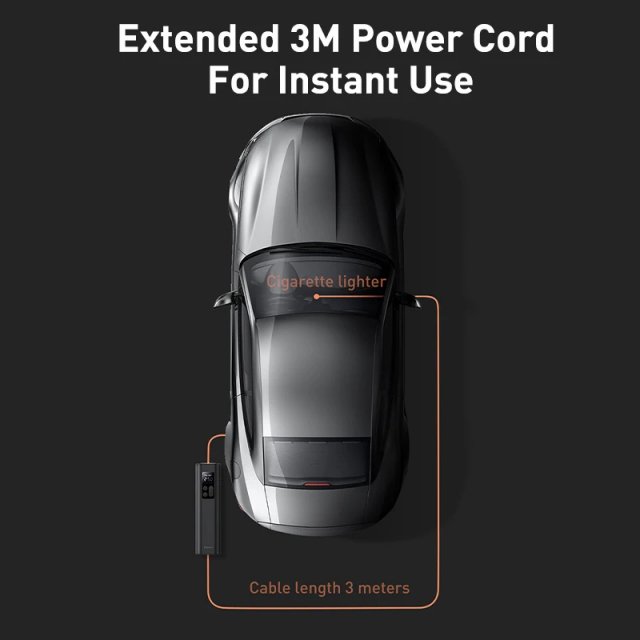 Portable Mini Car Air Compressor with Smart Digital Display - Image 5
