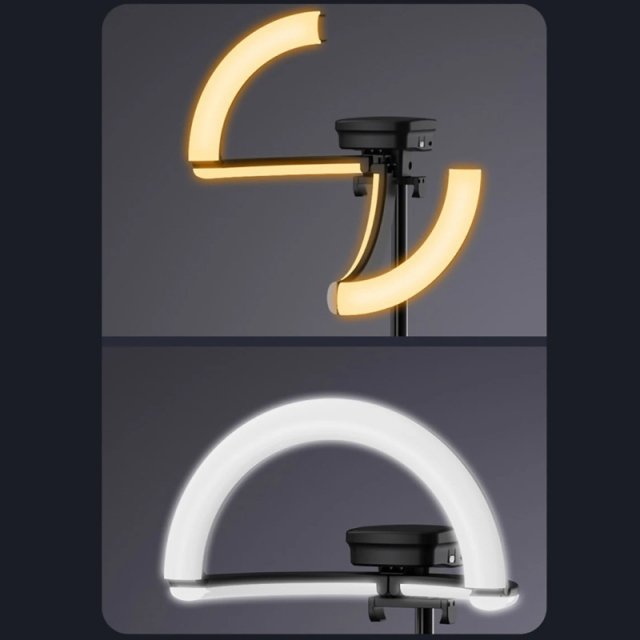 Foldable Ring Light with Tripod and Portable Phone Holder - Image 6