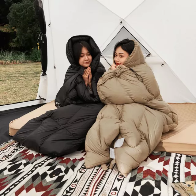 Ultra-Light Winter Down Sleeping Bag for Camping - Image 3