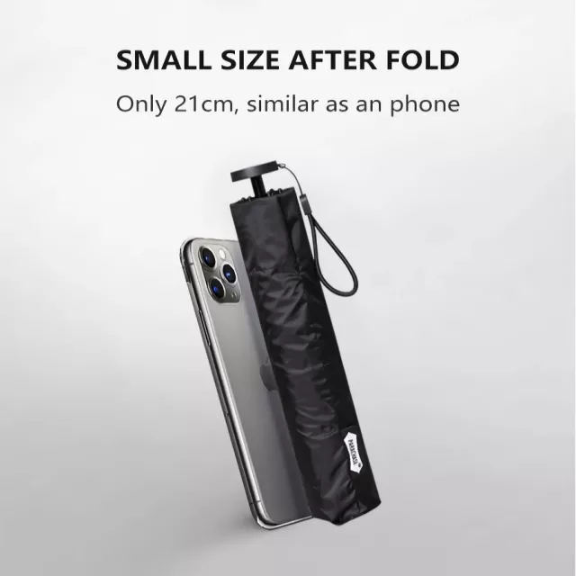 111G Ultralight Travel Umbrella - Anti-UV Folding Parasol - Image 6