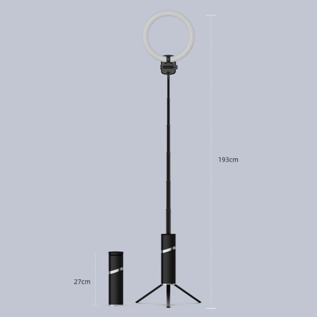 Foldable Ring Light with Tripod and Portable Phone Holder - Image 7