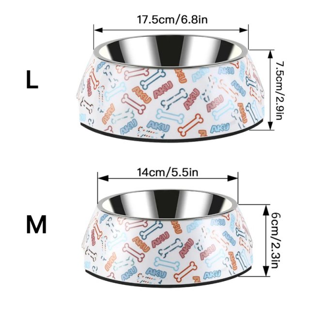 Stainless Steel Anti-Tip Pet Bowl - Image 5
