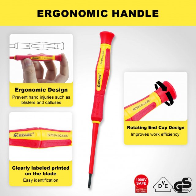 1000V Insulated Electrician Screwdriver Set - Image 4