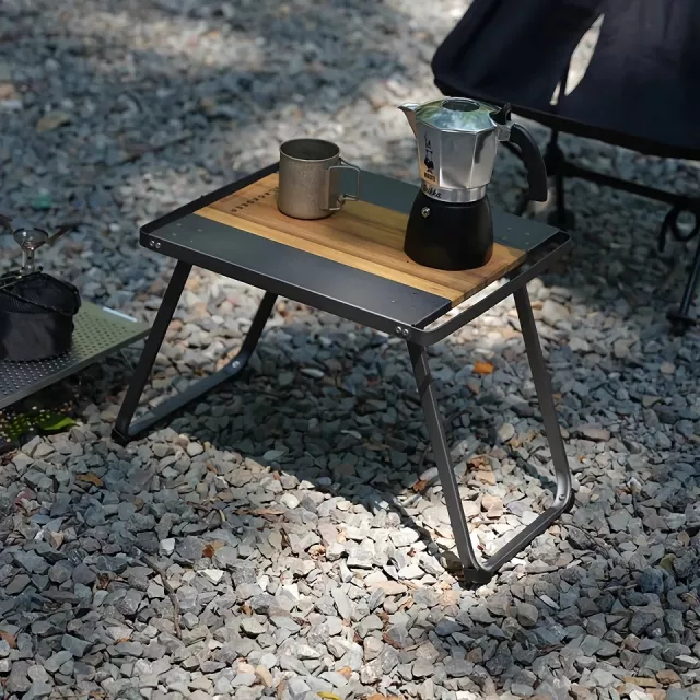 Portable Aluminum Alloy Folding Table: Perfect for Outdoor Adventures - Image 3